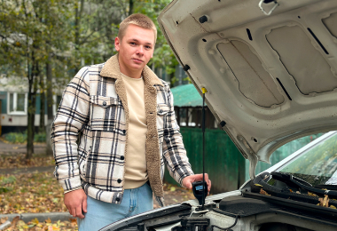 показ подобранного автомобиля
